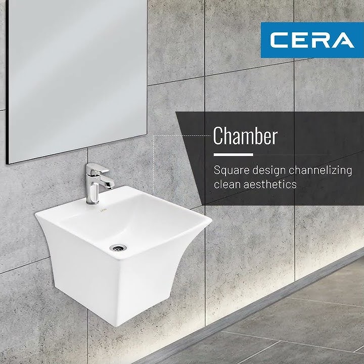 Wash basins with integrated half pedestal!