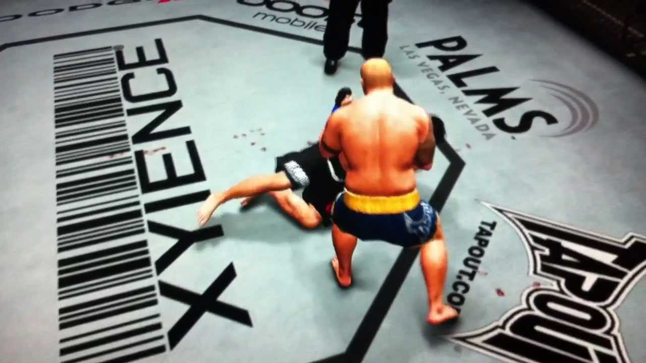 Dropped by leg kick UFC YouTube