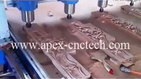 jinan apex 1325 cnc router with multiple spindles