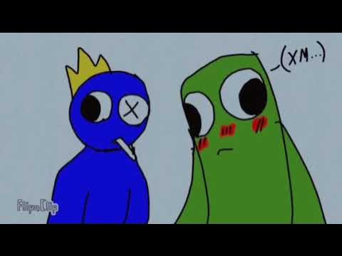 Блу и Грин|радужные друзья| что курила автор?ಥ⁠‿⁠ಥ - YouTube