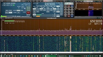 Tik Tok Pirate radio 6923 kHz USB listeners SDRplay RSPdx MLA 30 plus loop antenna