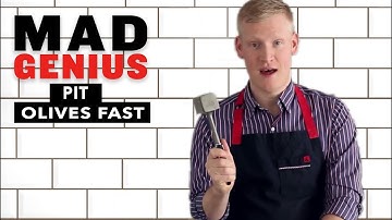 How to Pit Olives Fast | Mad Genius Tips | Food & Wine