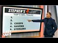 Stephen's A-List: Top 5 NFL teams following Week 6