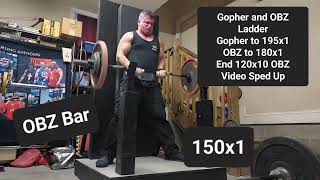Strict Curl Training. Gopher Bar And Ivanko Obz Ladder Work