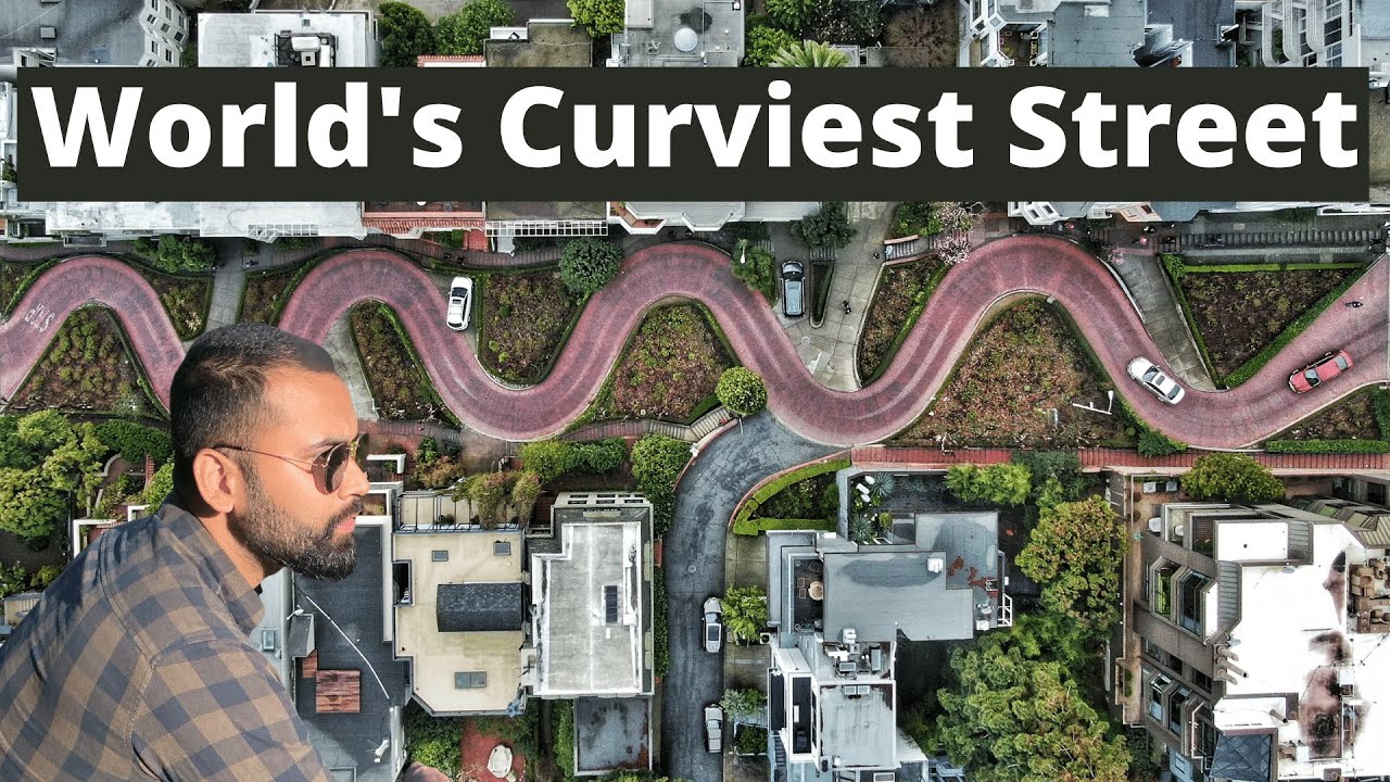 Lombard Street San Francisco Curviest Street in the world Eng Subs