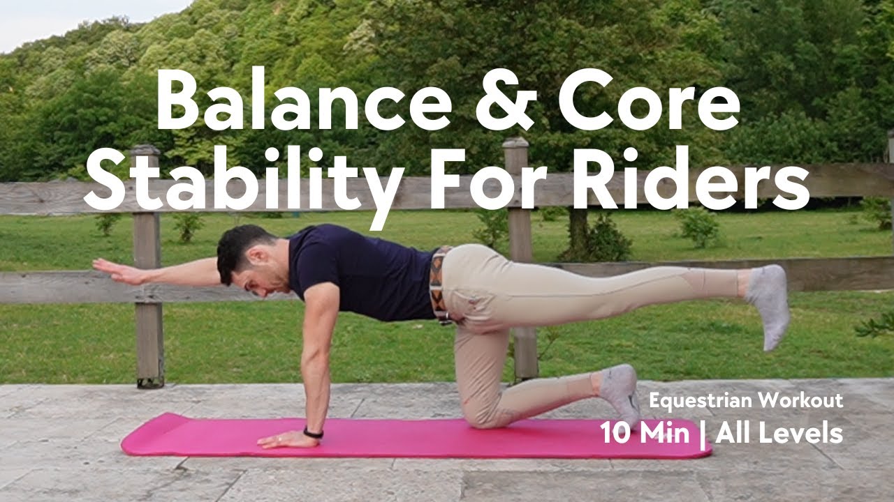 Core Strength Rider 10 min. Core Stability Training For Horse Riders | All Levels | No ...