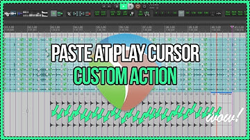 Paste at Play Cursor Custom Action - drop samples during playback