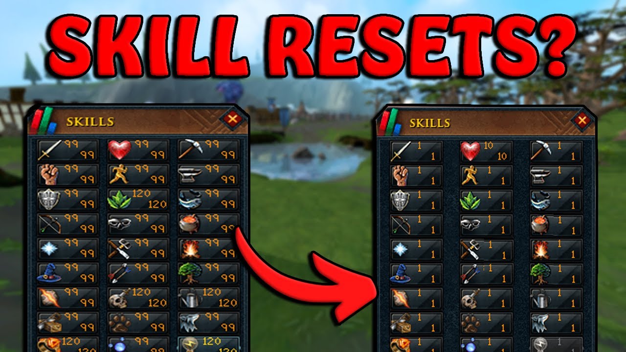 You Can Now Block XP Being Gained On Skills & Reset Lower Skills - YouTube