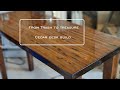 DIY Woodworking // Reclaimed desk built from FREE Wood