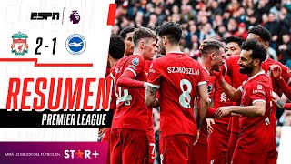 Thumbnail for ¡ALEXIS BRILLÓ, LUCHO CONVIRTIÓ Y LIVERPOOL VENCIÓ A BRIGHTON! | Liverpool 2-1 Brighton | RESUMEN