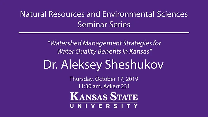 Watershed Management Strategies for Water-Quality Benefits in Kansas