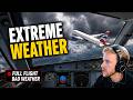 MSFS 2024 Full Stream VOD | Stormy Flight from Amsterdam to Prague