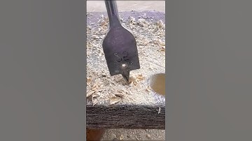 Precision drilling into solid wood - Why Work Hard When Machines and tools Work Smart?