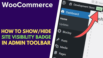 WooCommerce: How to Show or Hide Site Visibility Badge in Admin Toolbar | WordPress Tutorial