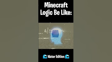 Minecraft Logic Be Like 😳 (Part 2) | #shorts #funny #memes #minecraftmemes #minecraft