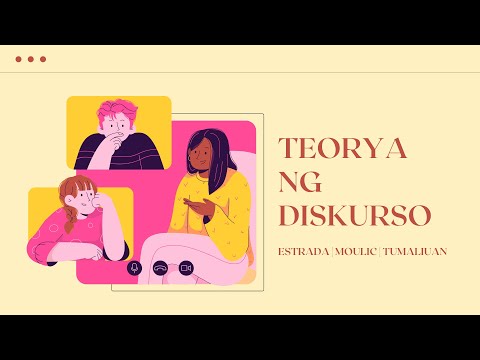 TEORYA NG DISKURSO