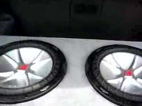 Kicker CVR 10" and PG 800.0.1 custom ported box - Bass- subs