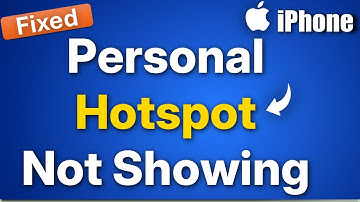 Persoonlijke hotspot op iPhone wordt niet weergegeven op andere apparaten: oplossen