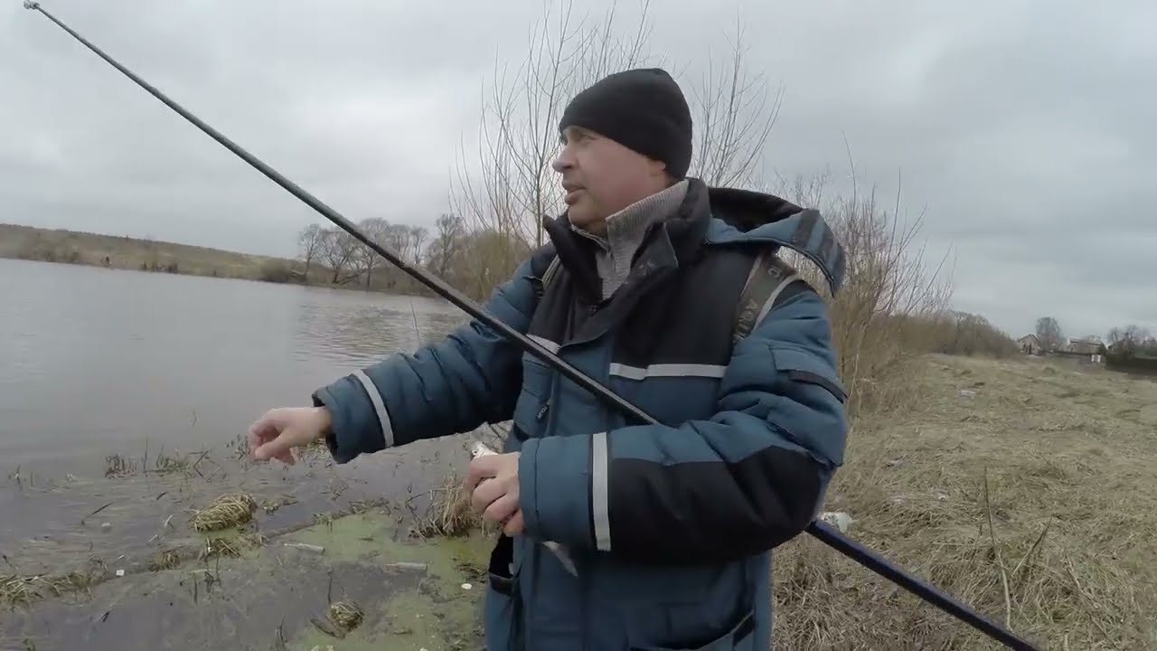 Рыбалка. Весной с мормышкой и боковым кивком по мутной воде.Где рыба?