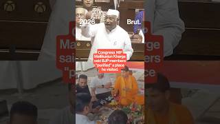 Kharge says BJP workers ‘purified’ stage after his speech