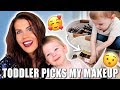 TODDLER PICKS MY MAKEUP