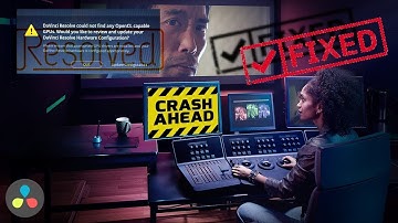 DaVinci Resolve Startup Repair || Not Running || Crash Fixed