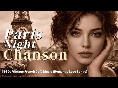 Romantic 1960s Paris Café Nights 🌙 Vintage French Love Chanson
