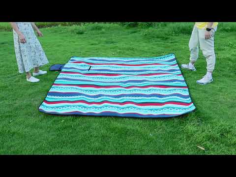 Picnic Blanket Waterproof   200 X 200cm Outdoor Picnic Mat   Large Beach Blanket