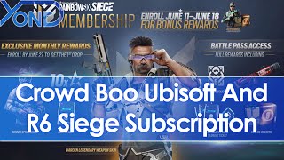 Crowd boo Ubisoft after announcing Rainbow Six Siege Membership subscription
