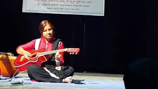 Malahari raga in guitar using one string brings sense of calmness in Ragatherapy morning raga