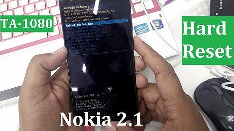 Nokia 2.1 Hard Reset TA-1080 Remove Pattern Screen Lock | Bypass Fingerprint