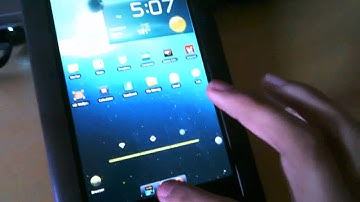 Nook Color Running CyanogenMod7 (Android 2.3)