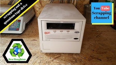 ♻️ Scrapping out a quantum tape drive to determine its value