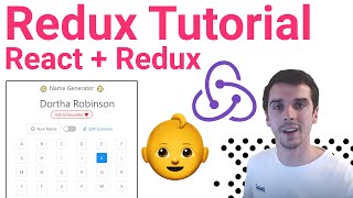 How to setup Redux in React App | React & Redux Tutorial 2021 | 👶 Baby Name App