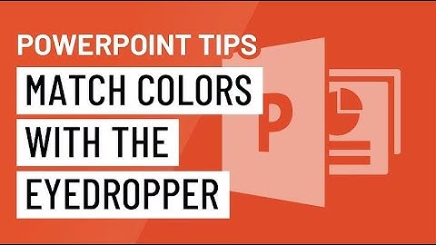 PowerPoint Quick Tip:  Match Colors with the Eyedropper