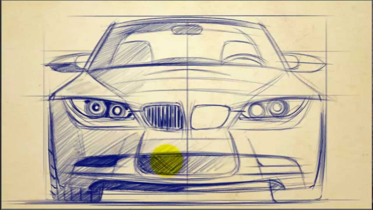 Hand Drawn Sketch Car Vector Set Front Back And Side View Pencil Design  Stock Illustration - Download Image Now - iStock