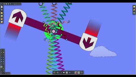 Algodoo project: ultra-fast windmill