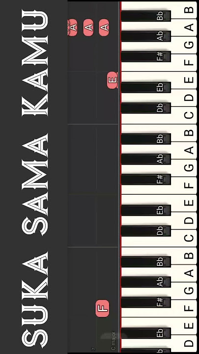 Suka Sama Kamu - Piano Cover Tutorial