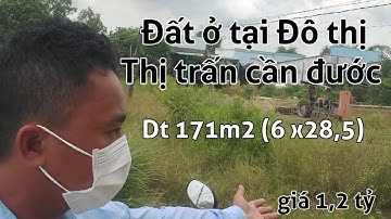 (đất đã bán)" bán 171m2 đất ở tại Đô thị, Thị trấn cần đước Long An.