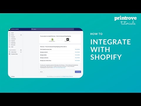 How to Integrate Printrove with Shopify | Printrove Tutorials - video from Printrove