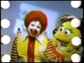 1991 McDonald's Ronald McDonald TV commercials - compilation of 3 ads