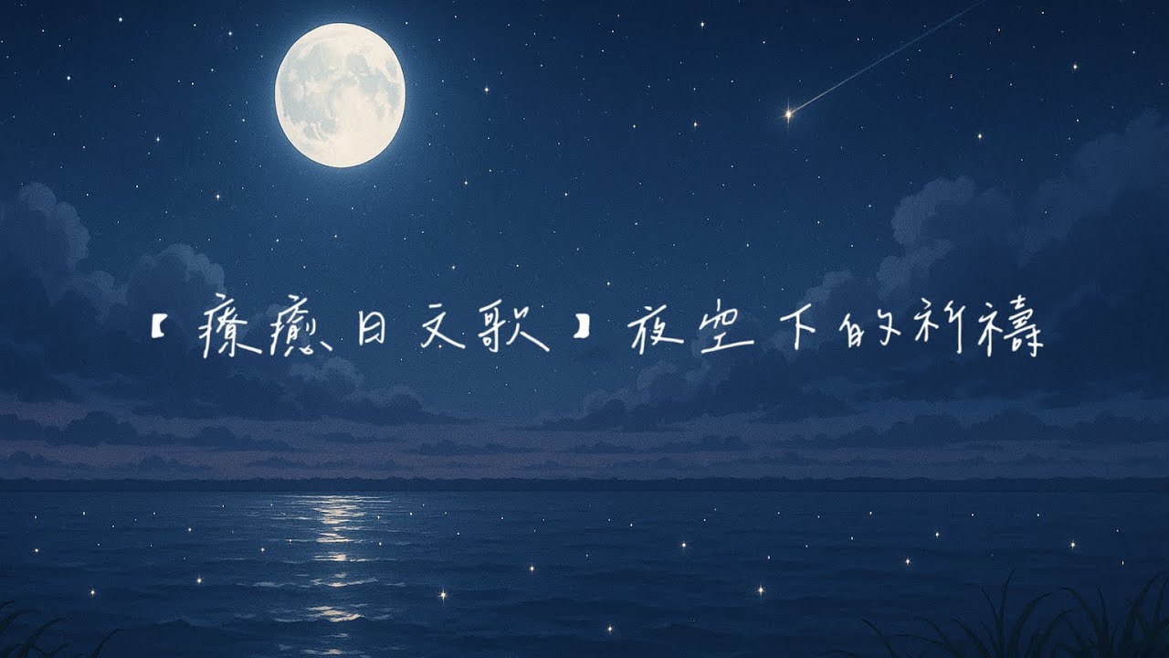 【療癒日文歌】夜空下的祈禱#愛莉的心靈便利店#音樂