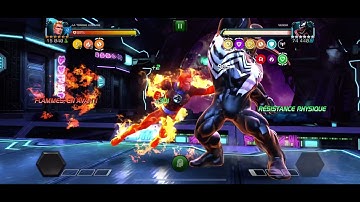 Human torch ht vs venom boss variant 7 variante 7 mcoc
