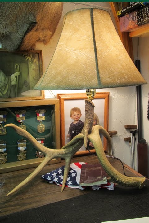 Antler Lamp DIY - YouTube