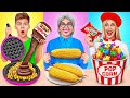 自分 vs おばあちゃんの料理チャレンジ | 面白い食べ物の状況 Trend DO Challenge