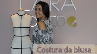 Como costurar blusa com pala, franzido e manga com abertura