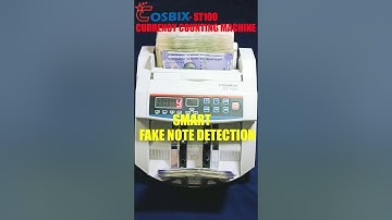 COSBIX ST-100 Currency Counting Machine with Fake Note Detection.