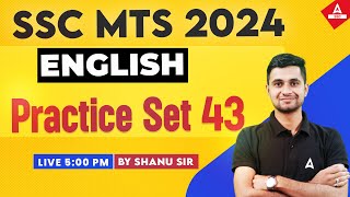 SSC MTS 2024 | SSC MTS English Classes by Shanu Rawat | SSC MTS English Practice Set 43
