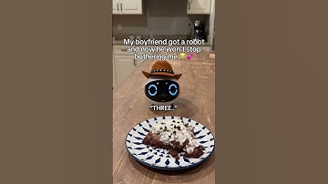 He’s so annoying 🤣💕 #longdistance #minirobot