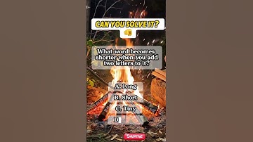 🤯 99% fail this… No really. 👀 Are you the 1%? 🧠 😎#riddle #brain #logic #foryou #shorts